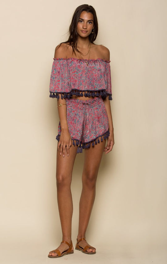 ELECTRIC LOVE TASSEL SHORTS