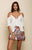 RUHI TIERED MINI SKIRT