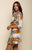 WATERCOLOR FIELDS TIERED MINI SKIRT