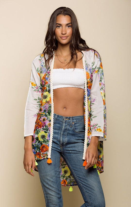 WATERCOLOR FIELDS KIMONO