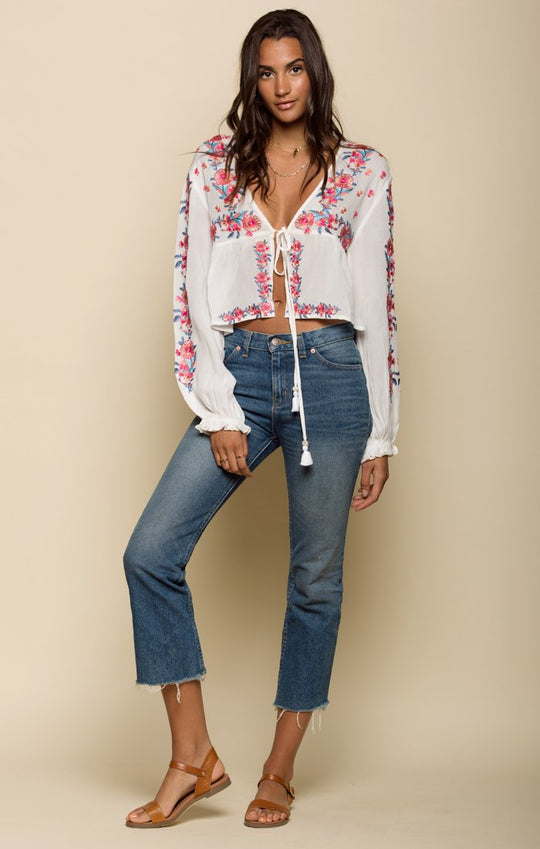 MARIAH TASSEL BLOUSE