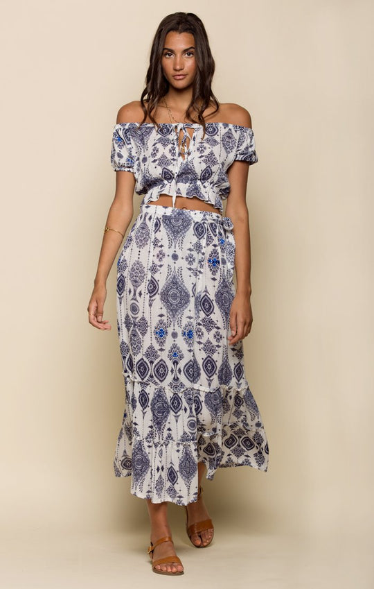 ANDREA DRAWSTRING CROP TOP