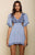 MARRAKESH CUTOUT MINI DRESS