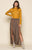 Raga - reggie split front pant  in Gray and Brown