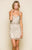 RAGA - ON THE LINE SHORT DRESS IN NUDE