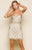RAGA - ON THE LINE SHORT DRESS IN NUDE