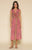 RAGA - Passion Struck Wrap Dress in Pink and Multi-color