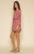 RAGA - Passion Struck Slit Sleeve Dress in Pink