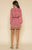RAGA - Passion Struck Slit Sleeve Dress in Pink