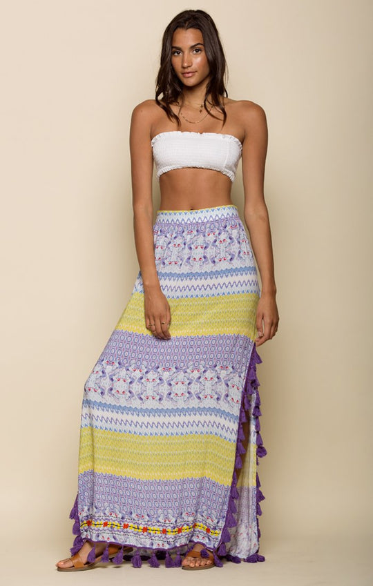 TROPICBIRD TASSEL MAXI SKIRT