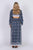 RAGA - Moonriver Maxi Skirt in Blue and Gray