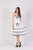 RAGA - Sadie Dress in White and Blue