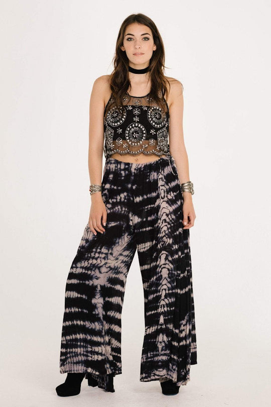 RAGA - November Nights Trouser in Black and Nude