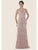 Rina di Montella - RD2624-1 Lace Embroidered Sweetheart A-line Gown In Pink