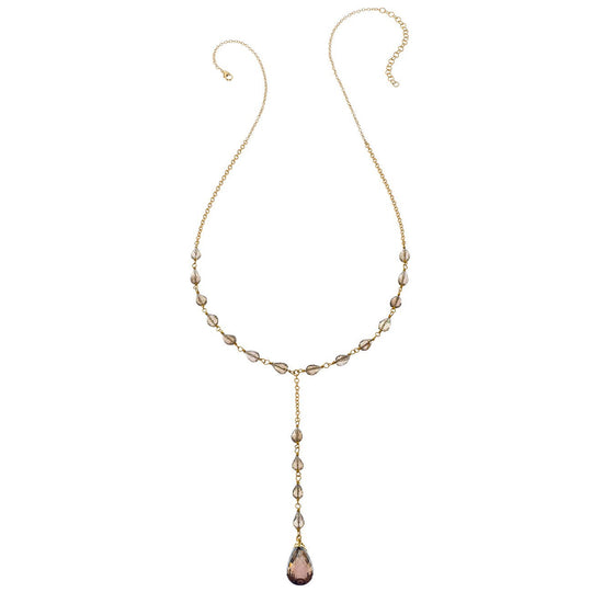 Raindrops Y Necklace