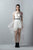 3353 Appliqued Illusion Lattice High Low Gown