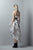3356 Sequined Asymmetrical High Low Gown