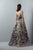 3364 Floral Strapless Evening Gown