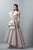 3365 Strapless Straight Across A-line Dress