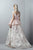 3366 Off Shoulder Pleated Ballgown