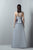 3371 Floral Halter A-line Dress