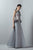3371 Floral Halter A-line Dress