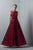 3384 Full-Length Embroidered Tulle Gown