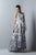 Saiid Kobeisy - Sleeveless Tulle Brode High Low Gown 3389 In Blue