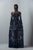 3393 Long Sleeve Illusion Tulle Brode Gown