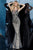 Jovani - 64198 Illusion Bateau Beaded Long Dress In Black and Nude