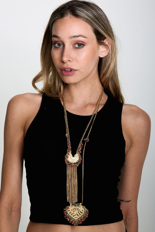TIERED PENDANT NECKLACE