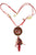 LAYERED CHARM & FEATHER NECKLACE