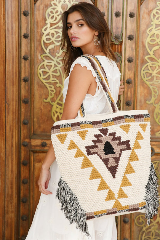 LAGUNA & FRINGE TOTE