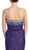 May Queen - Strapless Plunging Neck Embellished Evening Dress