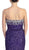 Strapless Plunging Neck Embellished Evening Dress