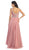 Sleeveless Ruched Ornate Evening Gown