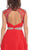 Embellished High Neck with Ruched Bodice A-line Evening Dress