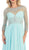 Elegant Long Sleeve Sequined Chiffon Evening Dress
