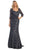 May Queen - Lace Crisscrossed Shirring Mermaid Evening Gown
