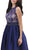Sleeveless Lace Applique Taffeta Formal Ball Gown