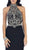 Embellished Long High Neck Dress
