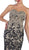 May Queen - Lace Strapless Corset Bodice Mermaid Evening Dress RQ7458 In Black and Nude