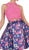 May Queen - RQ7459 Two Piece Lace and Floral Cocktail Dress