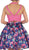 May Queen - RQ7459 Two Piece Lace and Floral Cocktail Dress