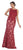 May Queen - RQ7460 Sleeveless Embellished Lace Sheath Evening Gown In Red