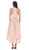 Halter Neck High Low Satin Formal Gown