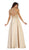 Divine Gilt Embroidered Halter A-Line Prom Gown