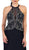 May Queen - RQ7490 Ornate Illusion Panel Prom Gown In Black
