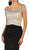 Embellished Off Shoulder Sheath Prom Dress