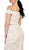 May Queen Beaded Lace Appliqued Off-Shoulder Gown RQ7497 - 1 pc Ivory/Nude In Size 16 Available in Ivory/Nude